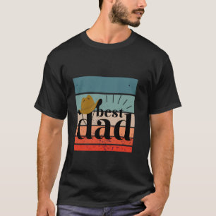 Camiseta Pai melhor pai amor chapéu cowboy família herói fo