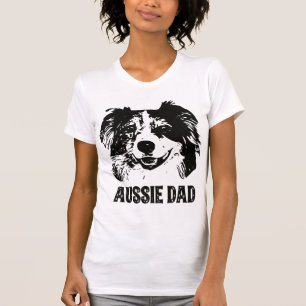 Camiseta Pai Mens Aussie - Pai de Cachorro Australiano