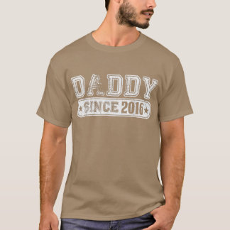 Camiseta Pai Mens Desde o Presente do Novo papai T 2016
