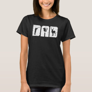 Camiseta Pai Mens disparando sobre a caça a Arcos Deer Arch