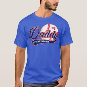 Camiseta Pai Mens do Rookie de primeiro aniversario do Ano 