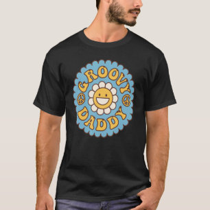 Camiseta Pai Mens Groovy 70s Nostalgia estética 1970 R