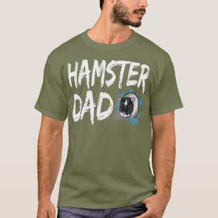 Camiseta Pai Mens Hamster TShrit para o dia de amante de ha