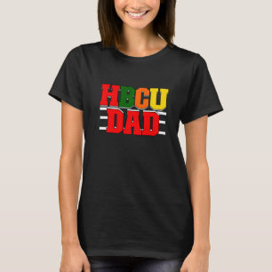 Camiseta Pai Mens Hbcu Histórica Colégios e Univer Pretos