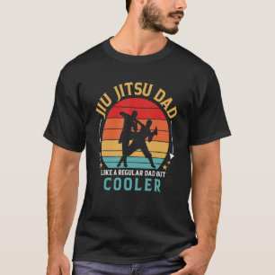 Camiseta Pai Mens Jiu Jitsu Como Um Pai Regular, Mas Mais L