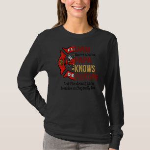 Camiseta Pai Mens Sabe Muito Mas Vovô Sabe De Tudo