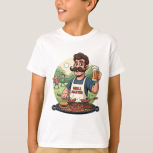 Camiseta Pai mestre de grill   Melhor Dia de os pais Nunca