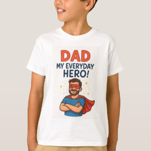 Camiseta Pai Meu Herói do Dia a Dia - Super Pai Mug com Car