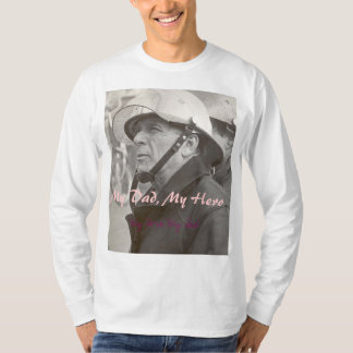 Camiseta Pai, meu herói, meu pai, meu pai, meu herói