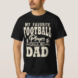 Camiseta Pai Meu Jogador De Futebol Favorito Me Liga