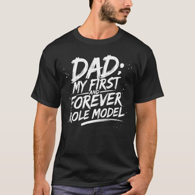 Camiseta Pai: Meu Primeiro e Eterno Modelo - Lig Guiando (Frente)
