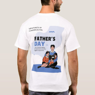 Camiseta Pai: Minha Pedra, Meu Guia, Meu Herói