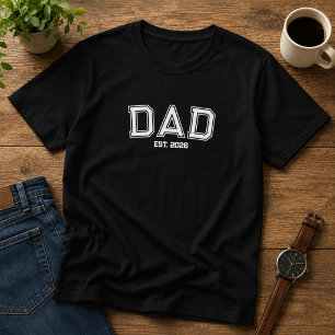 Camiseta Pai Mínimo Ano de Fundação Novo Pai