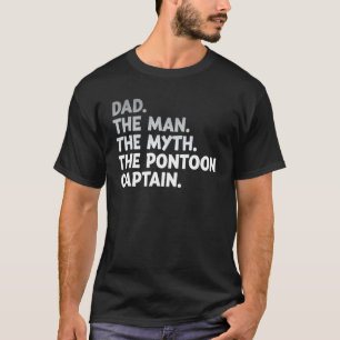 Camiseta Pai Mito Pontoon Capitão para Homens