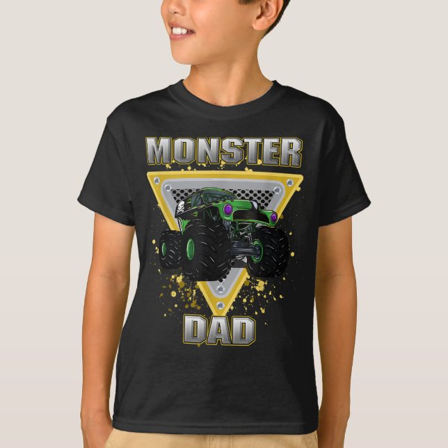Camiseta Pai Monster Truck (Frente)