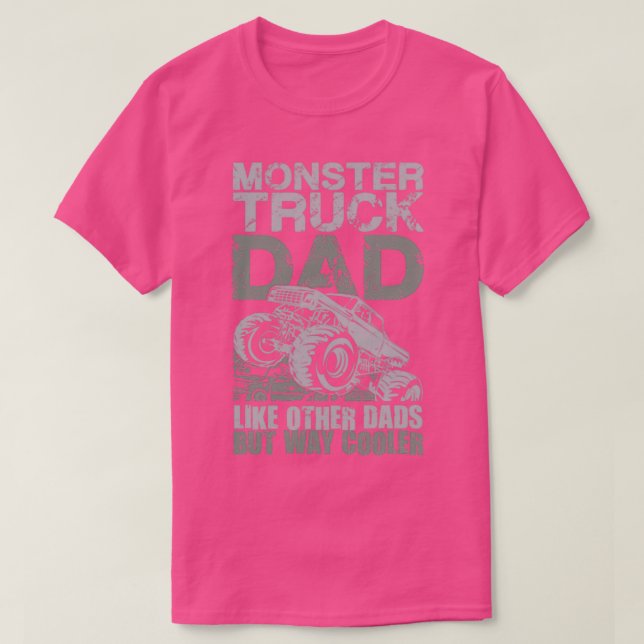 Camiseta Pai Monster Truck Dia de os pais (Frente do Design)