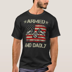 Camiseta Pai Morto e Armado no Dia dos Pais nos EUA
