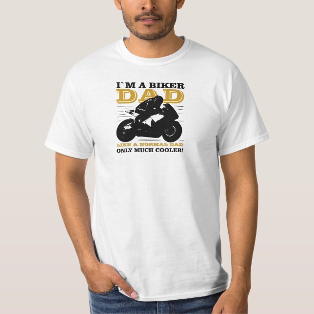 Camiseta Pai Motociclista  (Frente)