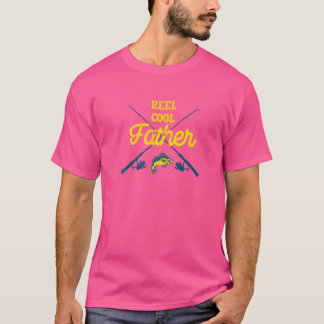 Camiseta Pai Muito Legal Pescando Humor de Pescador Pai Diz