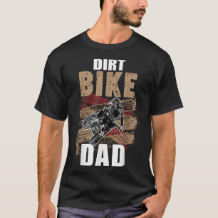 Camiseta Pai MX Motocross Bike da Camada Vintage