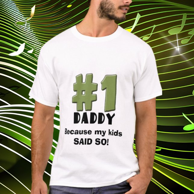 Camiseta pai nº 1 (Criador carregado)