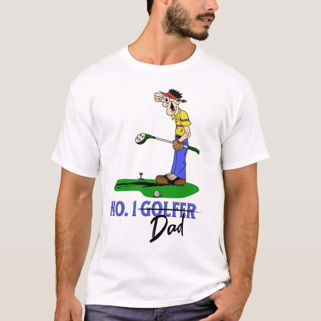 Camiseta Pai Nº 1 Golfista (Frente)