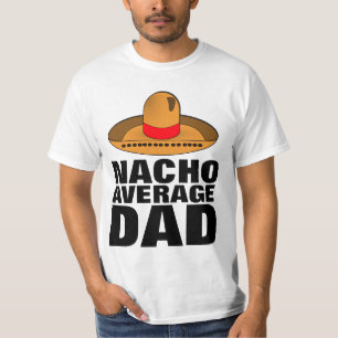 Camiseta PAI NACHO MÉDIA DE CAMADAS T DO Dia de os pais DO 