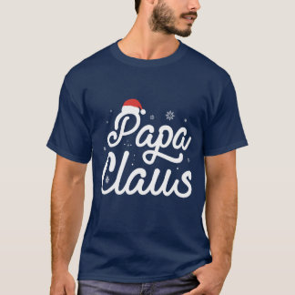 Camiseta Pai Natal Claus Menino