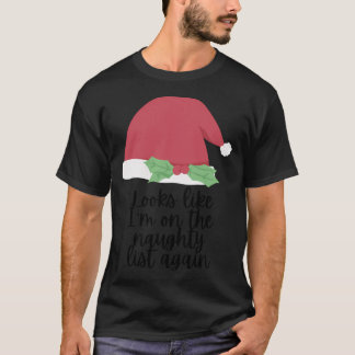 Camiseta Pai Natal Santa Hat da Lista Maldita