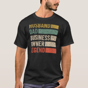 Camiseta Pai negro de marido empresário CEO Empreendedor
