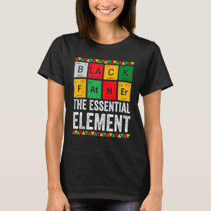 Camiseta Pai Negro Elemento Essencial do Pai Negro