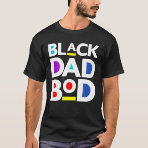 Camiseta Pai Negro Engraçado Pais do Bacalhau Exerce Ajust