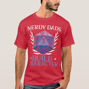 Camiseta Pai Nerd RPG Jogos D20abletop Jogos Divertidos RPG