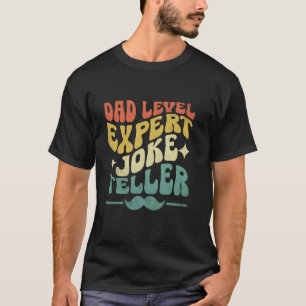 Camiseta Pai Nível Especialista Contador de Piadas de Pai