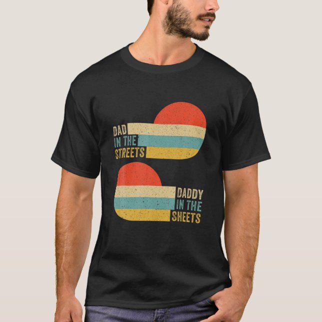 Camiseta Pai No Pai Das Ruas Nas Folhas Apresenta Fo (Frente)
