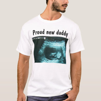 Camiseta Pai novo orgulhoso