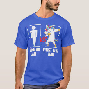 Camiseta Pai Novo pela Primeira Vez para ser Pai Unicórico