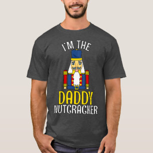 Camiseta Pai Nutcracker Correspondente Pai da Família Natal