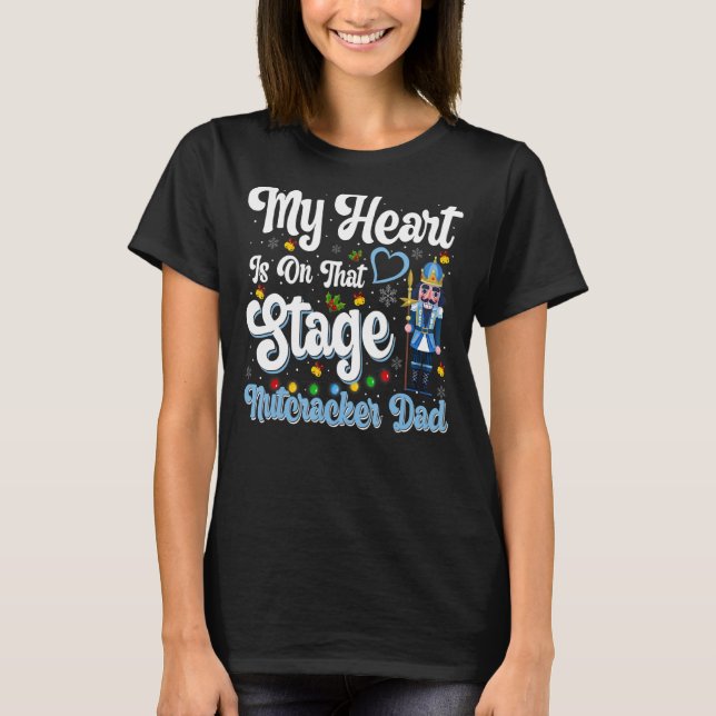 Camiseta Pai Nutcracker Love Balé Dance Pai (Frente)