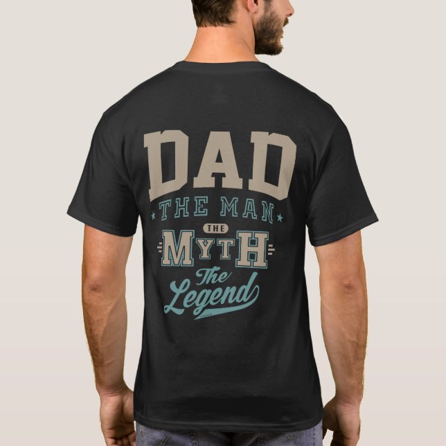 Camiseta Pai O Homem A Lenda (Verso)