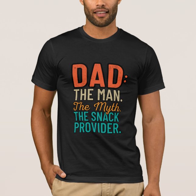 Camiseta Pai O Homem Mito O Provedor De Invasão Engraçado D (Frente)