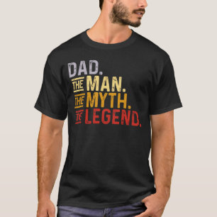 Camiseta Pai O Homem O Mito A Lenda