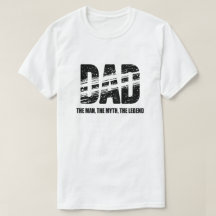 Camiseta Pai O Homem O Mito A Lenda