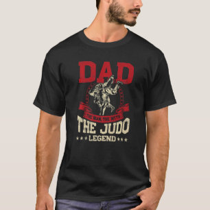 Camiseta Pai O Homem O Mito A Lenda do Judô Para Fã de Kara