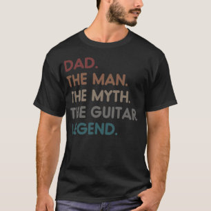 Camiseta Pai o homem o mito a lenda do violão