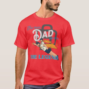 Camiseta Pai O Homem O Mito O Super Dia de os pais Da Lenda