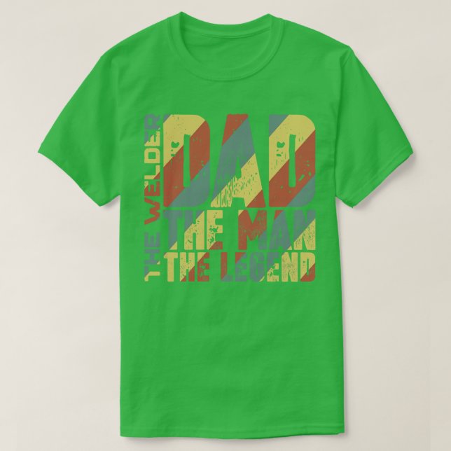 Camiseta Pai O Homem O Soldador Da Lenda (Frente do Design)