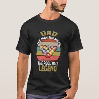 Camiseta Pai O Lendário da Sala de Bilhar