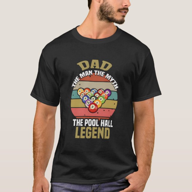 Camiseta Pai O Lendário da Sala de Bilhar (Frente)
