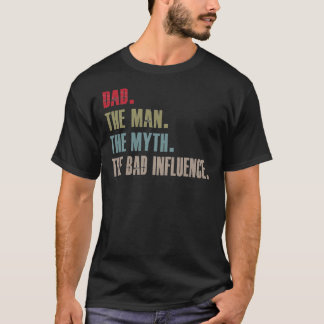Camiseta pai o mito da má influência Essencial T